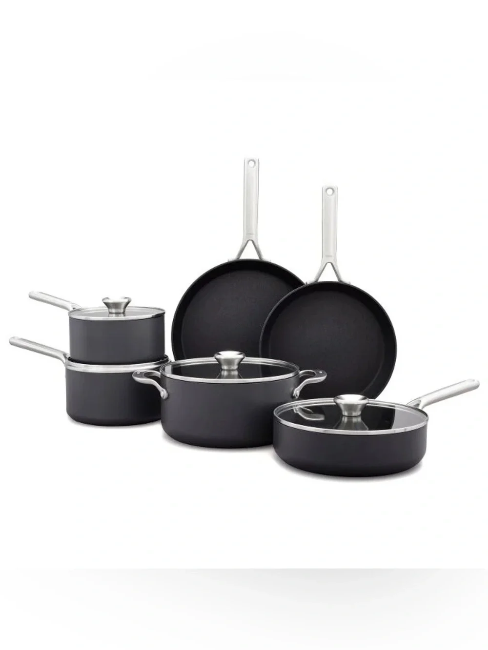 OXO Ceramic Professional Non-Stick 10-Piece Cookware Set - Sealed & NWT